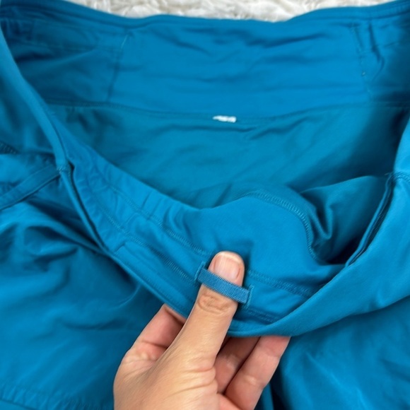 Lululemon Run Times Short II *4" Teal Blue - Picture 2 of 7